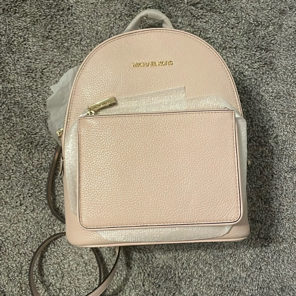 Pink MK backpack